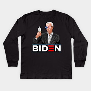 B I D E N Kids Long Sleeve T-Shirt